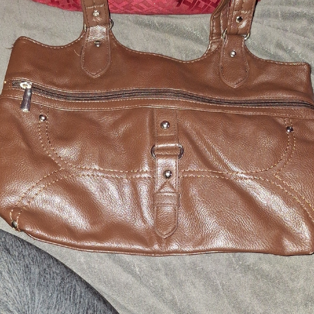 Brown Leather Handbag